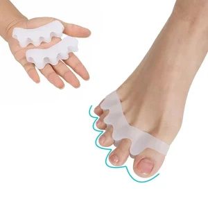 Par Separador De Silicone Para Dedos Pés Calos Joanete Corretor Ortopédico