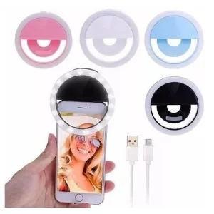 Luz Selfie Ring Light Clipe Anel Led Flash Para Celular Universal