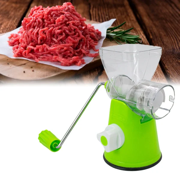 Maquina De Moer Caseiro Carne Linguiça Cafta Moedor Manual C/ Funil - Imagem 3