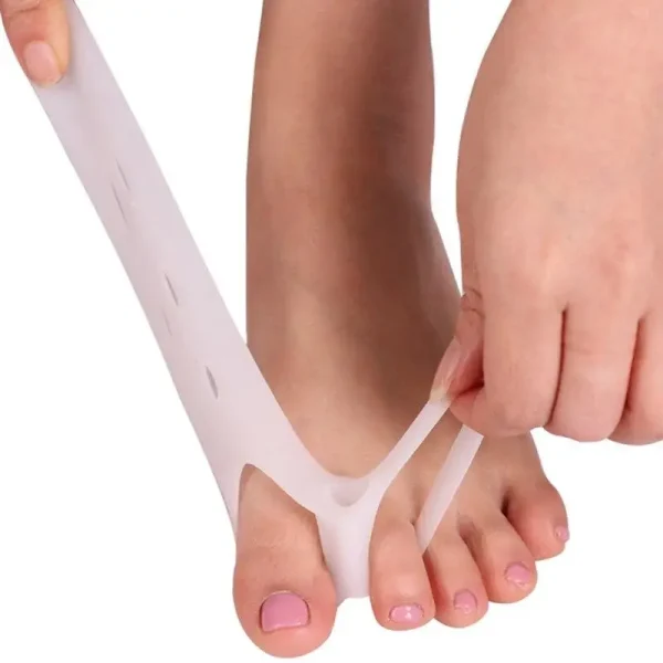 Par Protective Bunion Silicone Corrective Separator Fingers Feet - Imagem 2