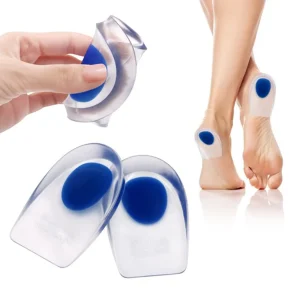 2 pçs silicone pés cuidados fascite plantar gel dores calcanhar cuidados com pé pele protetores
