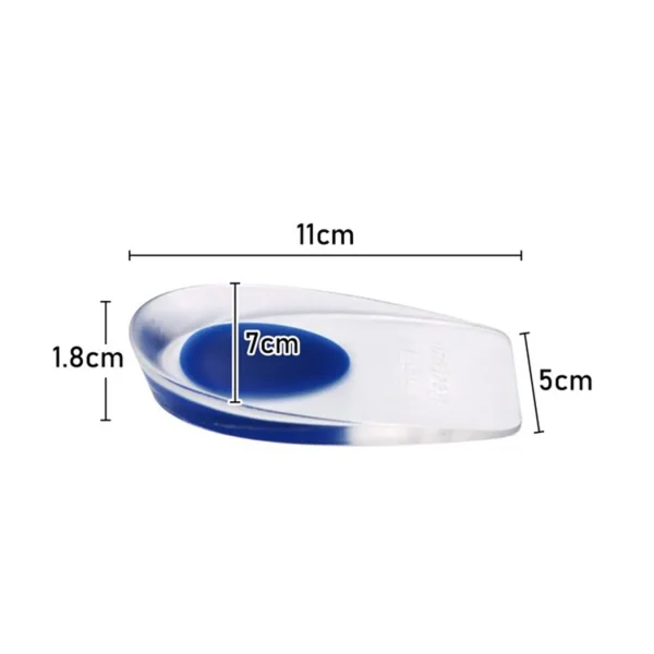2 pçs silicone pés cuidados fascite plantar gel dores calcanhar cuidados com pé pele protetores - Imagem 6