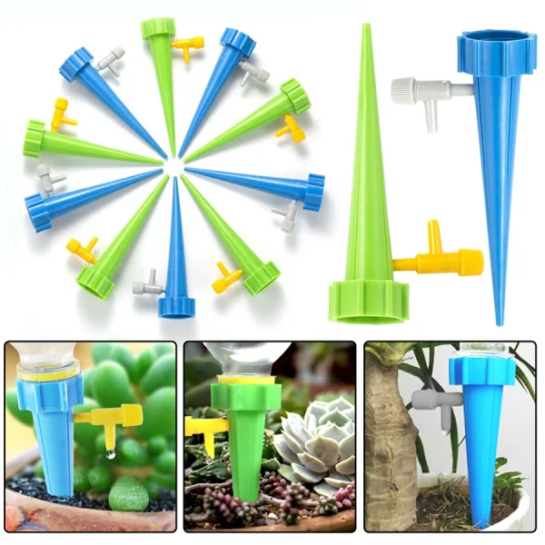 10 Pieces Drops Account Plant Irrigator Kit Automatic Drip Watering - Imagem 6