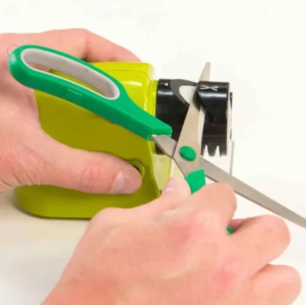 Amolador Portatil Afiador Facas Tesouras Ferramentas Manual - Imagem 6