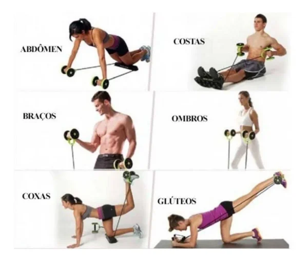 Aparelho De Exercicios Emagrecer E Malhar Em Casa Fitness - Imagem 5