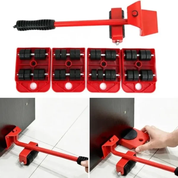 Aparelho Movedor Moveis Fácil Levantador Materiais Pesados - Imagem 5