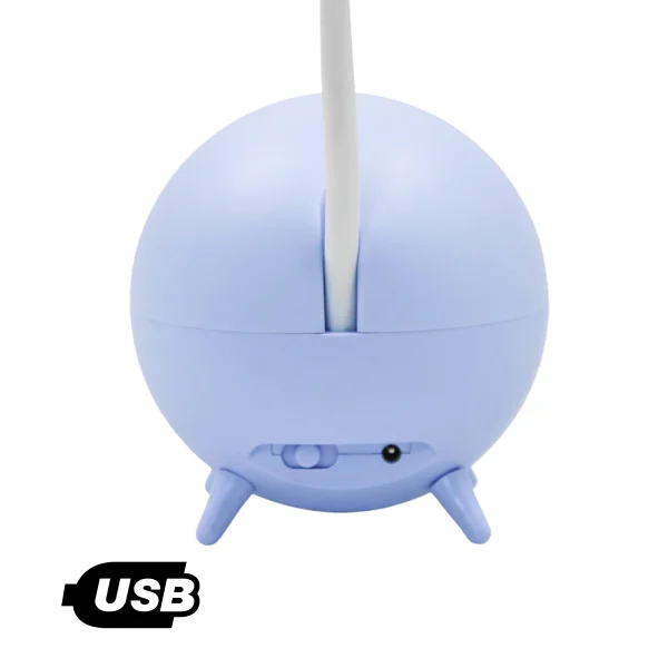 Luminária De Mesa Decorativa USB Portátil Articulável Abajur P/ Leitura Estudo Patinho - Imagem 3