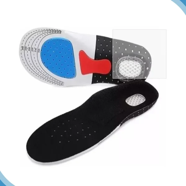 Palmilha Ortopedica Silicone Alivio de Dor Fascite Ortopedia - Imagem 5