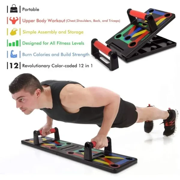Prancha Para Flexão De Braço Treino De Resistencia - Fitness - Imagem 3