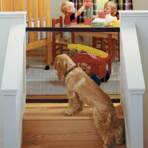 Porta Tela Protetora Grade Bebes Cães Gatos Pet 182 x 76 cm
