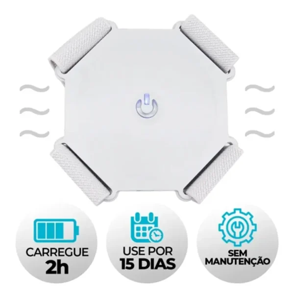 Corretor de postura inteligente vibratório ajustável ombro e costas. - Imagem 6